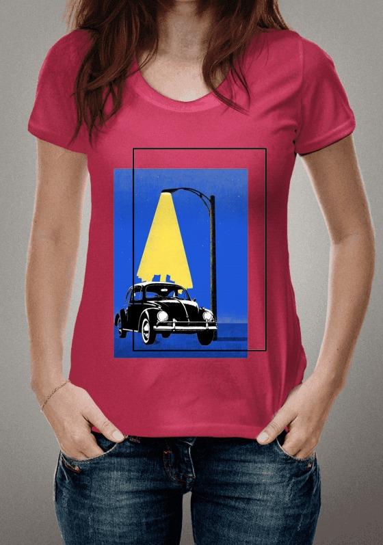 Nome do produto  Fusca poste - com moldura