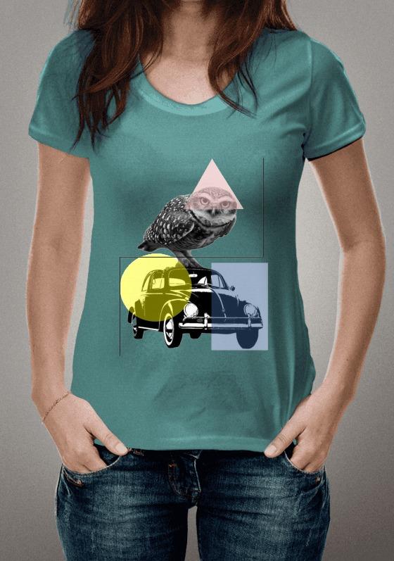 Nome do produto  Fusca Preto e branco - Coruja - com formas