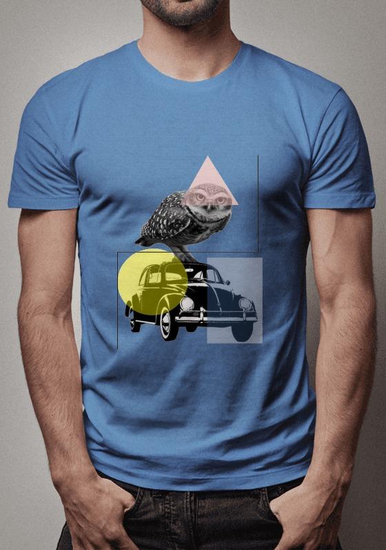 Nome do produto  Fusca Preto e branco - Coruja - com formas