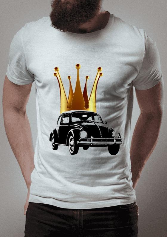 Nome do produto  Fusca Rei Coroa Dourada Grande