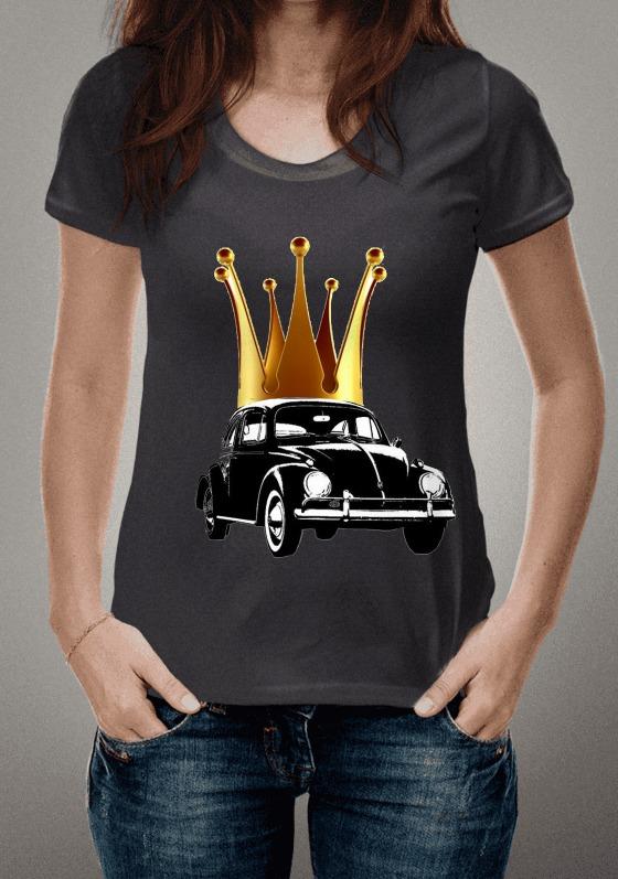 Fusca Rei Coroa Dourada Grande