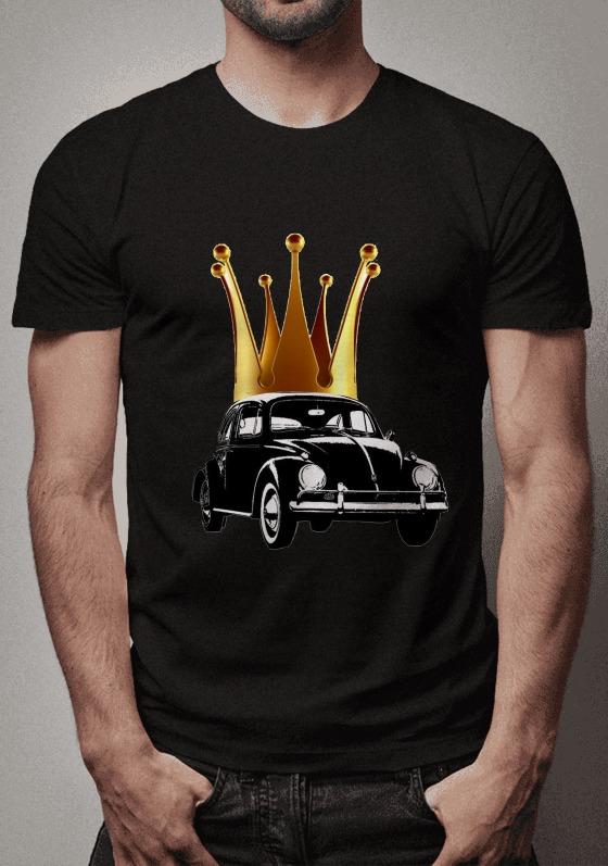Fusca Rei Coroa Dourada Grande