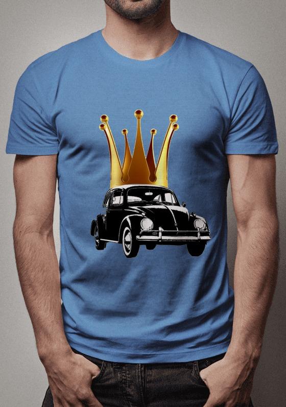 Fusca Rei Coroa Dourada Grande