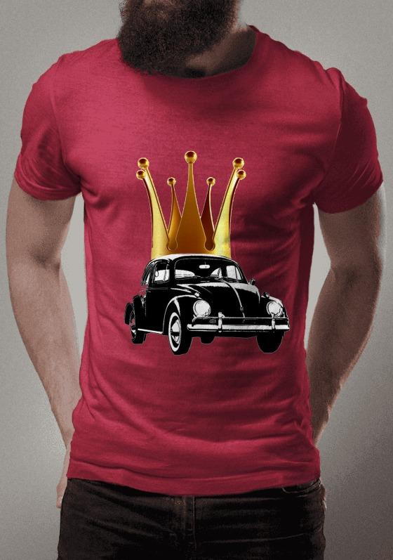 Nome do produto  Fusca Rei Coroa Dourada Grande