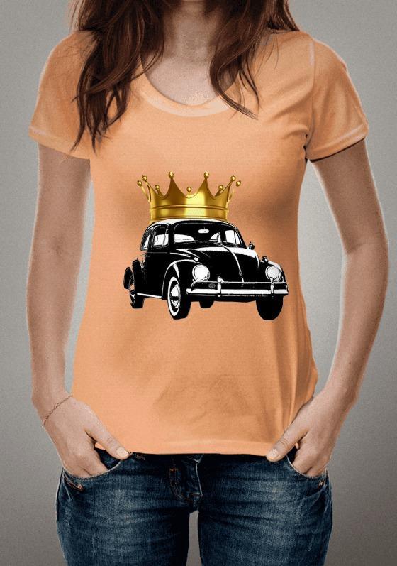 Fusca Rei Coroa Dourada Pequena
