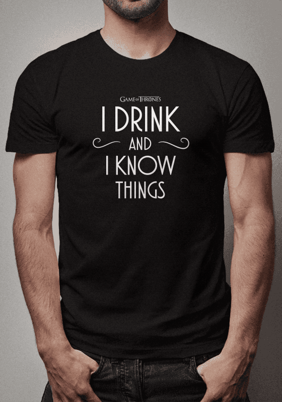 Nome do produto  Game of Thrones - I Drink and I Know Things