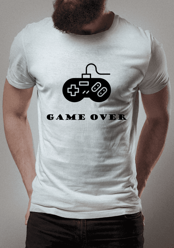 Nome do produto  Gamer Game Over