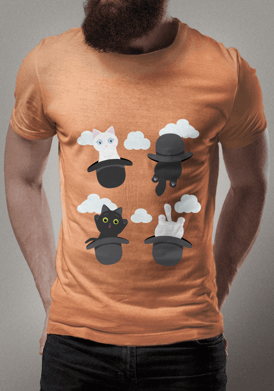 Nome do produto  Gatinhos e cartolas