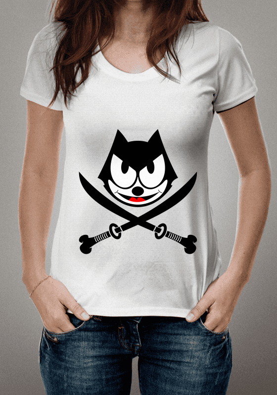 Gato Felix Pirata.