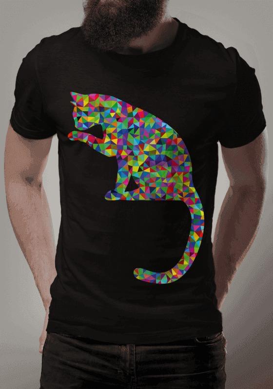 Nome do produto  Gato Geométrico