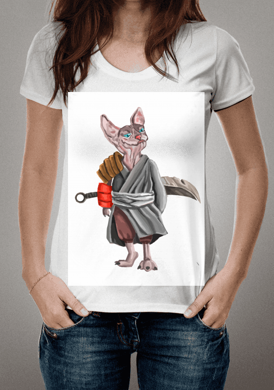 Nome do produto: Gato Samurai