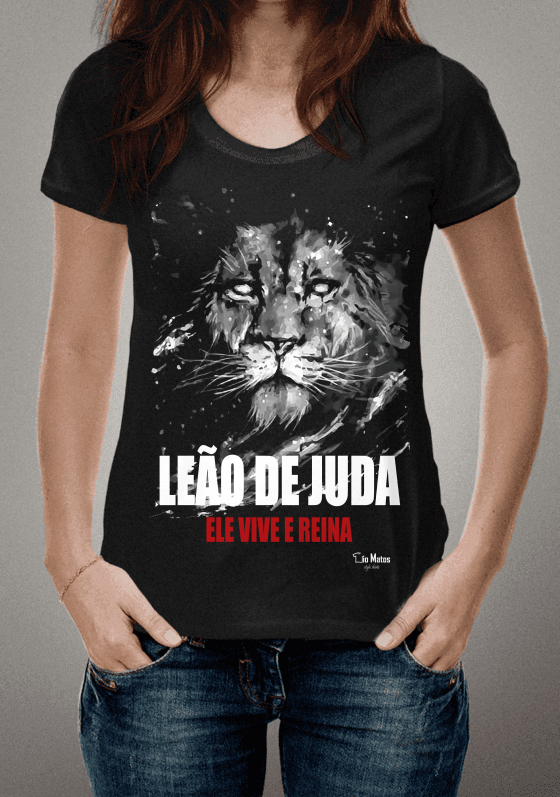 Nome do produto  Geek Gospel - Leão de Juda.