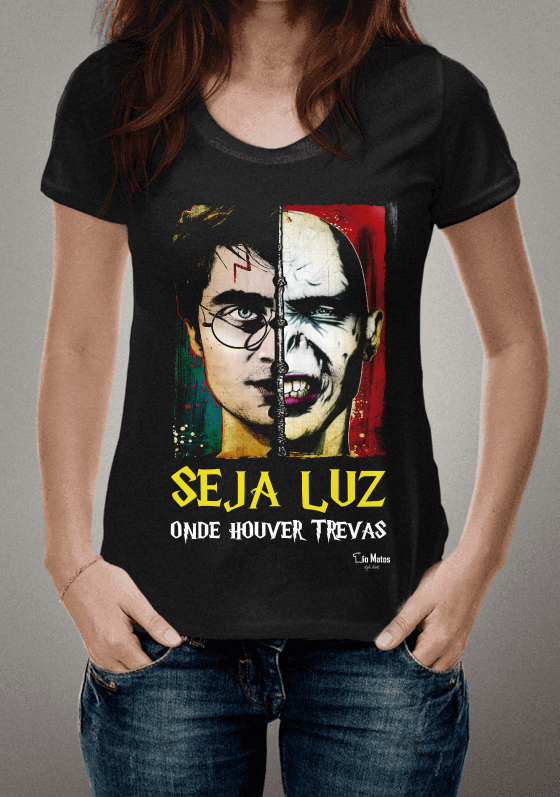 Nome do produto  Geek Gospel Seja Luz - Harry Potter