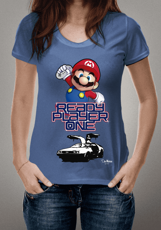 Nome do produto  Geek Mario - Jogador 1.