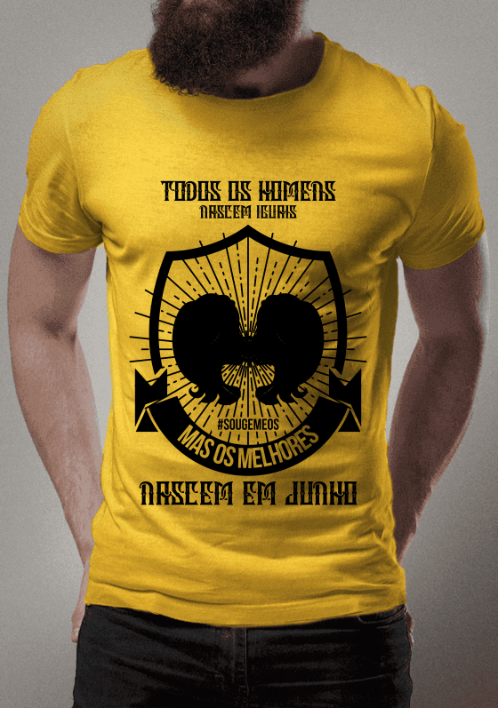 Nome do produto  Gêmeos, Preta, Junho, Masculina