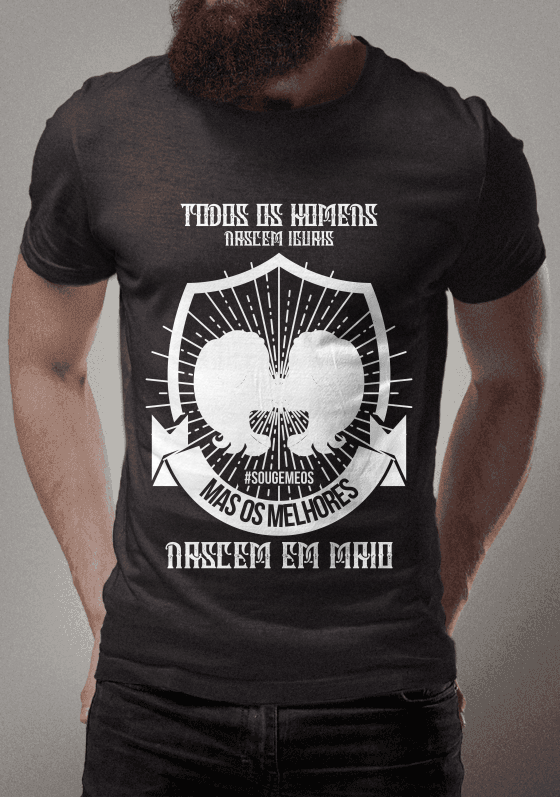 Nome do produto  Gêmeos, Preto, Maio, Masculina