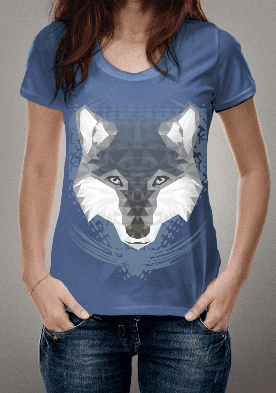 Nome do produto  Geometric Wolf 