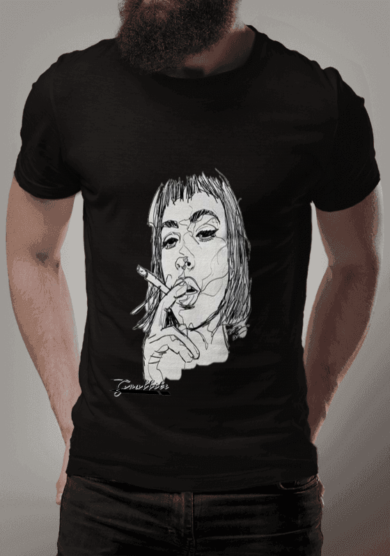 Nome do produto  Girl Smoking (Graffite Pop Culture) 