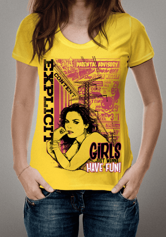 Nome do produto  Girls just wanna have fun