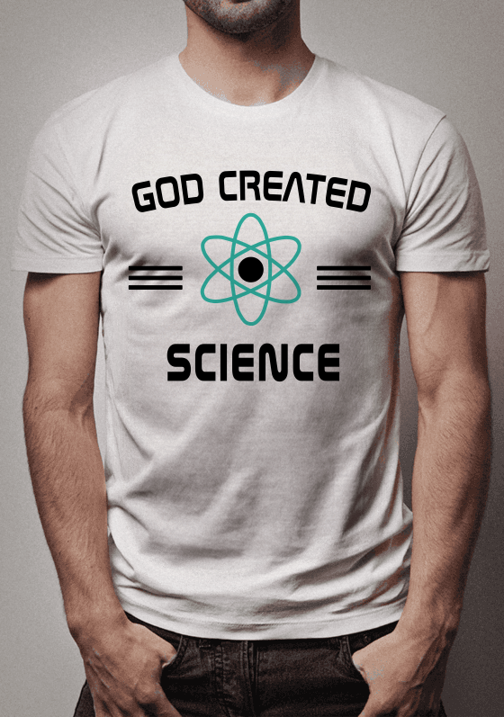 Nome do produto  God created Science