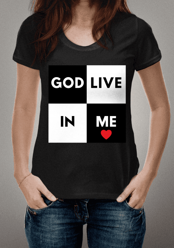 Nome do produto  God Live in me