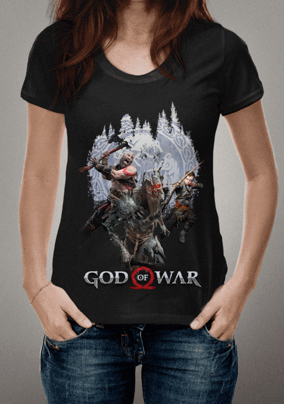 Nome do produto  God of War Kratos e Atreus GOW 4 Exclusiva!