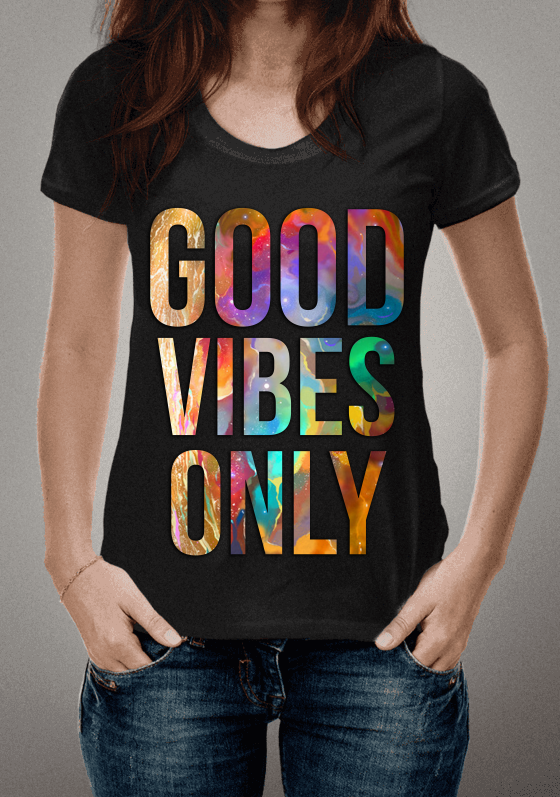 Nome do produto  Good Vibes Only
