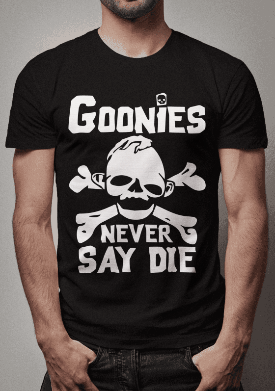 Nome do produto  Goonies never say die