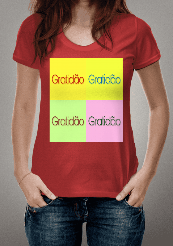 Nome do produto: gratidão 4 cores