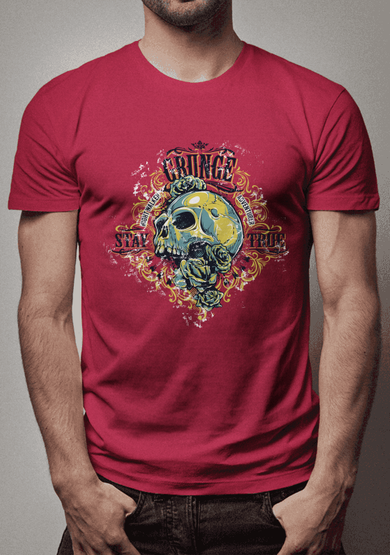 Nome do produto  grunge skull