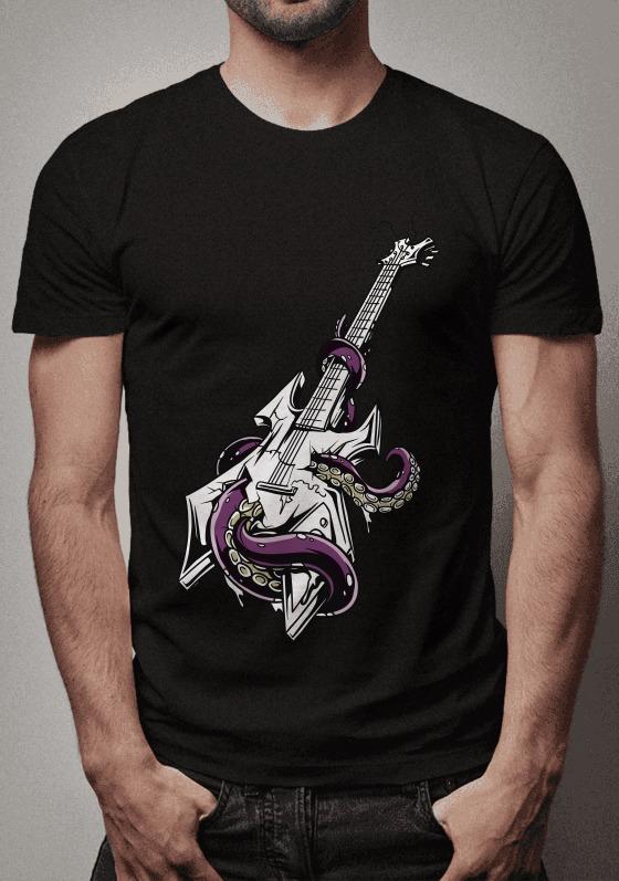 guitarra tentáculos lula 