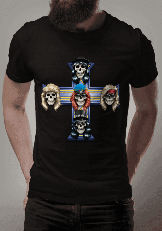 Guns n Roses Appetite Skull
