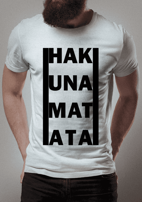 Nome do produto  Hakuna Matata