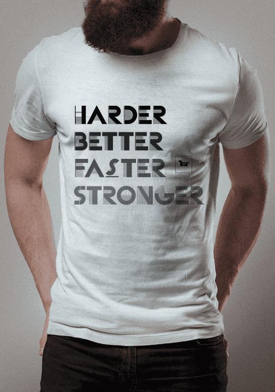 Nome do produto  Harder, Better, Faster, Stronger