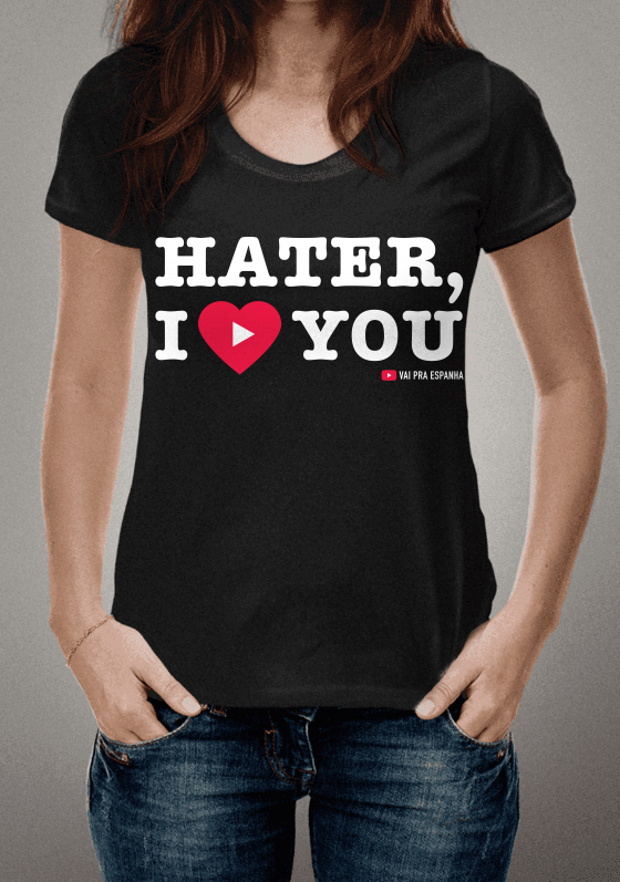 HATER, I LOVE YOU (PRETA E GRAFITE)