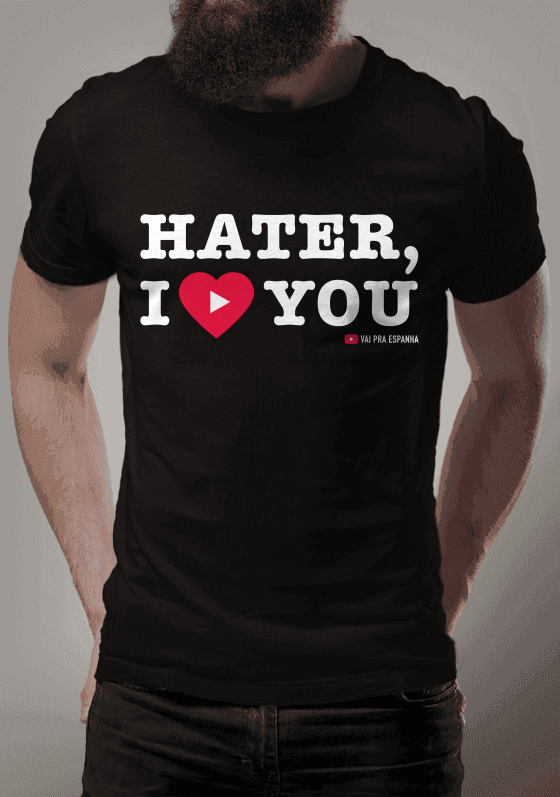 HATER, I LOVE YOU (PRETA E GRAFITE)