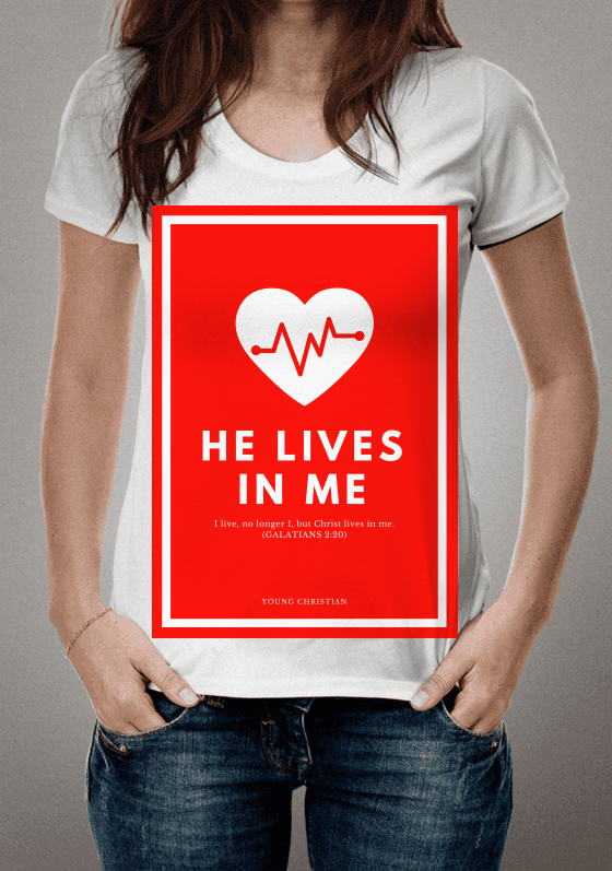 He Lives In Me - Branca