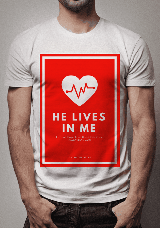 He Lives In Me - Branca