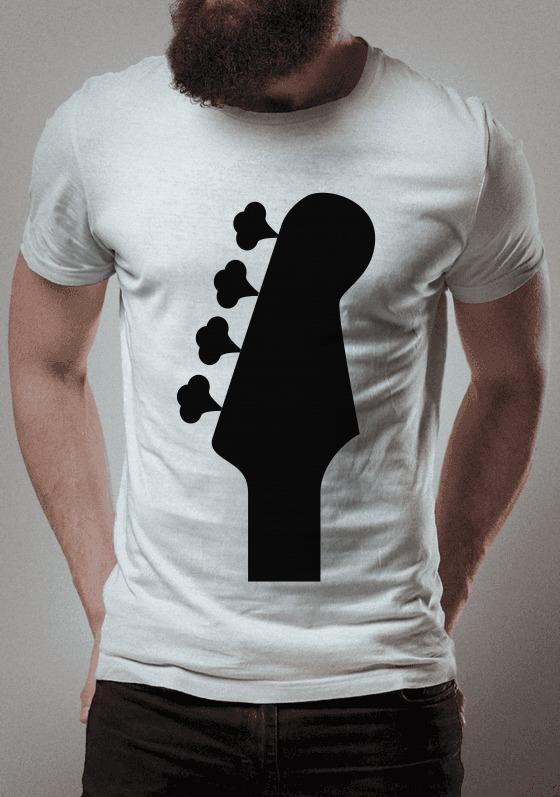 Headstock jazz bass