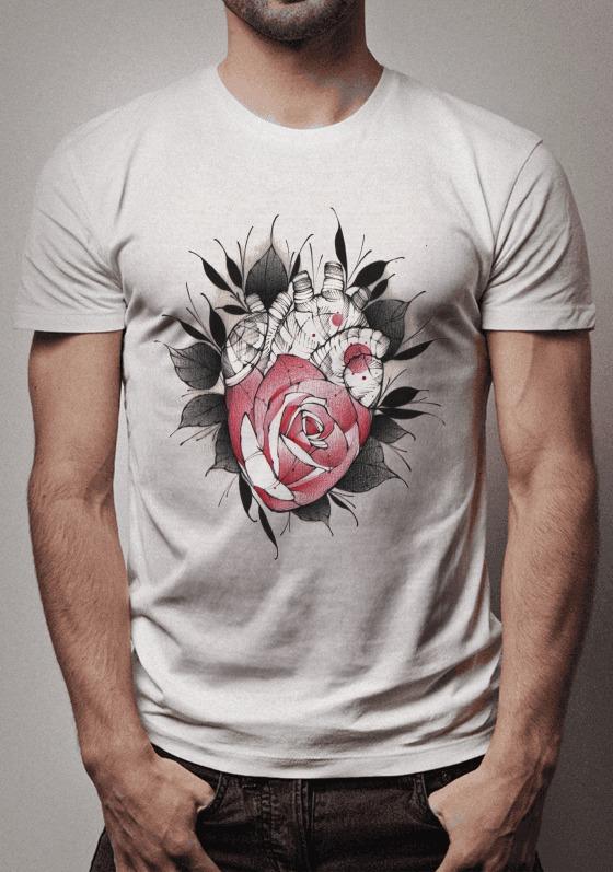 Nome do produto  HEART ROSE - SKETCH