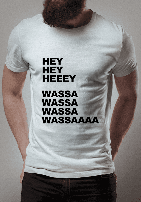 Nome do produto  HEY HEY HEYYY - Branca