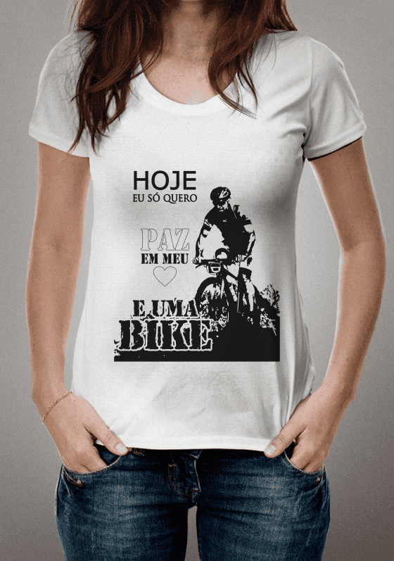 Nome do produto  Hoje eu só quero paz em meu coração e uma bike