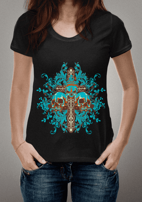 Holy Scare Floral Headbone