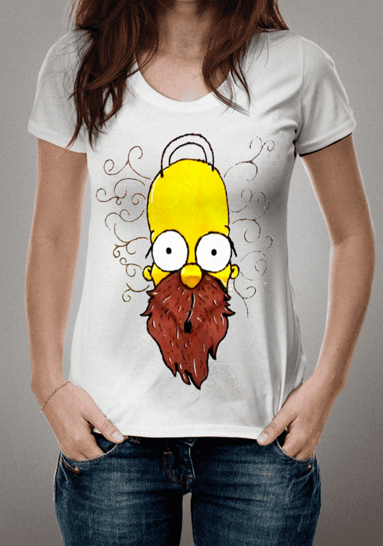 Nome do produto  homer barbudo