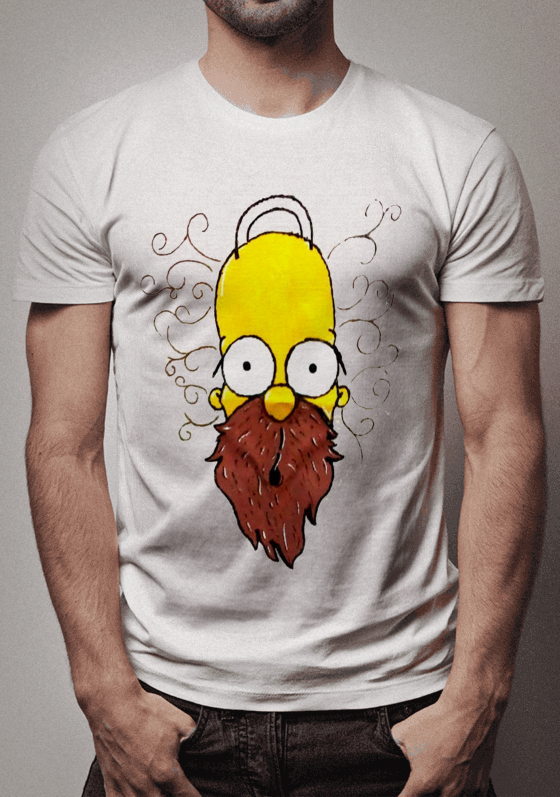 Nome do produto  homer barbudo