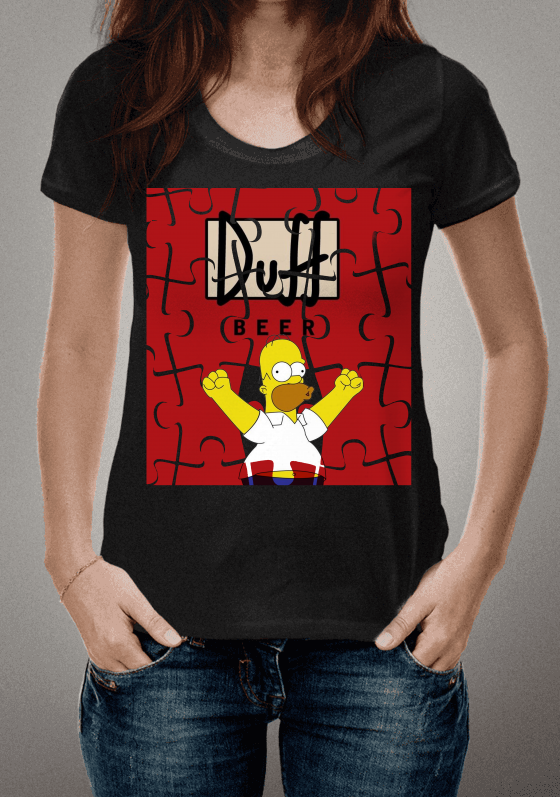 Nome do produto  Homer com sua Duff