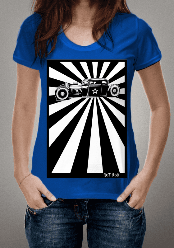 Nome do produto  HOT ROD B&W