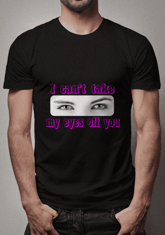 Nome do produto  I can't take my eyes off you