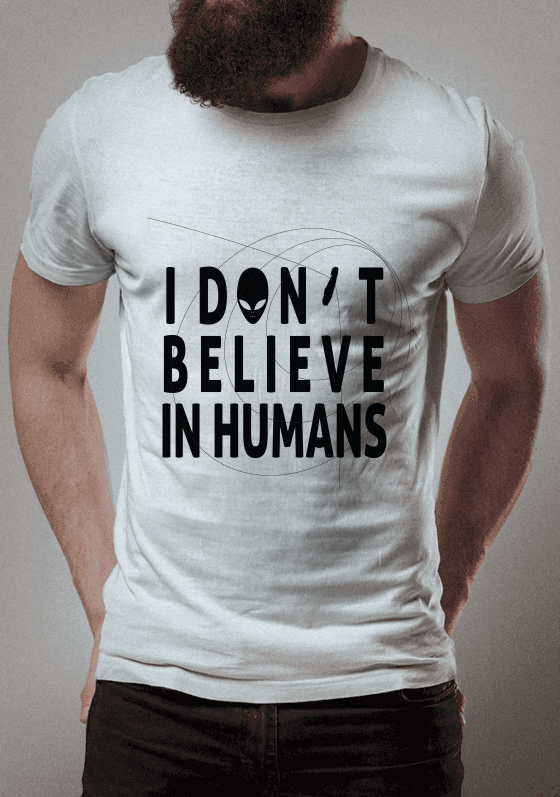 Nome do produto  I don't believe in humans