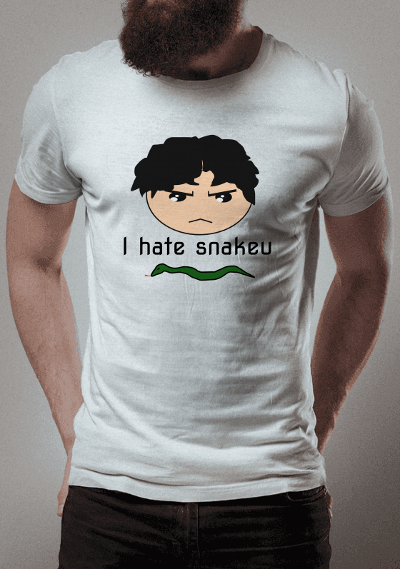 Nome do produto  I hate snakeu